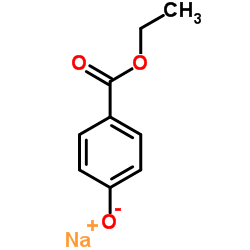 Sodium ethyl p-hydroxybenzoate structure