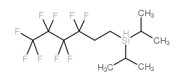 3,3,4,4,5,5,6,6,6-nonafluorohexyl-di(propan-2-yl)silane Structure
