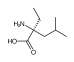 Leucine,2-ethyl- Structure
