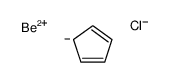beryllium,cyclopenta-1,3-diene,chloride结构式