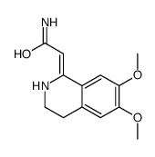 2-(6,7-dimethoxy-3,4-dihydro-2H-isoquinolin-1-ylidene)acetamide Structure