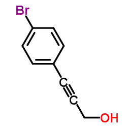 3-(4-溴苯基)丙-2-炔-1-醇结构式