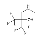 1,1,1,3,3,3-hexafluoro-2-(methylaminomethyl)propan-2-ol结构式