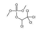 Phosphoric acid dimethyl 1,2,2,2-tetrachloroethyl ester Structure