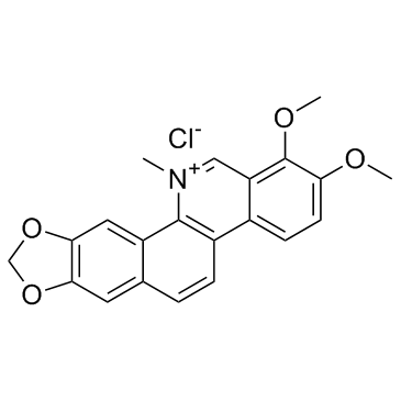 氯化白屈菜红碱结构式