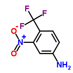 3-Nitro-4-(trifluoromethyl)aniline structure