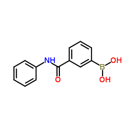 3-苯基氨甲酰基苯硼酸结构式