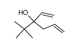 3-tert-butyl-hexa-1,5-dien-3-ol结构式