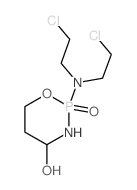 Tetrahydro-2-(bis(2-chloroethyl)amino)-2H-1,3,2-oxazaphosphorin-4-ol 2-oxide structure