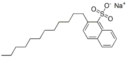 Dodecylnaphthalenesulfonic acid, sodium salt Structure
