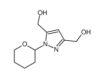 3,5-bis(hydroxymethyl)-1-(tetrahydropyran-2-yl)-1H-pyrazole Structure