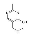 5-(methoxymethyl)-2-methyl-1H-pyrimidin-6-one结构式