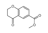 甲基 4-氧代苯并二氢吡喃e-6-羧酸结构式