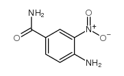 4-氨基-3-硝基苯甲酰胺结构式