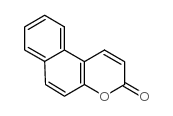 3H-萘并[2,1-b]吡喃-3-酮结构式