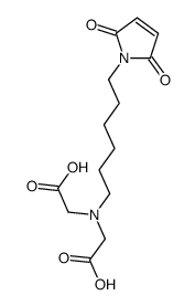 N-(CARBOXYMETHYL)-N-[6-(2,5-DIHYDRO-2,5-DIOXO-1H-PYRROL-1-YL)HEXYL]- GLYCINE结构式
