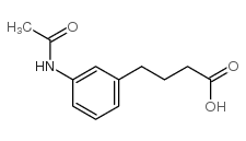 3-(乙酰基氨基)苯丁酸结构式