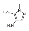 2-methylpyrazole-3,4-diamine Structure
