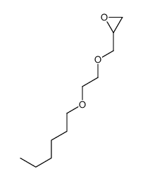 2-(2-hexoxyethoxymethyl)oxirane结构式