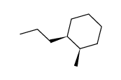 cis-1-methyl-2-propylcyclohexane结构式