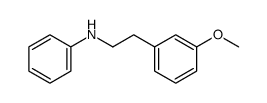 3-METHOXY-N-PHENYL-BENZENEETHANAMINE结构式