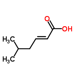 (2E)-5-甲基-2-己烯酸结构式