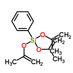 Tris(isopropenyloxy)(phenyl)silane Structure