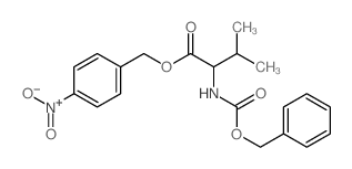 (4-nitrophenyl)methyl 3-methyl-2-phenylmethoxycarbonylamino-butanoate Structure