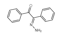 1,2-Ethanedione,1,2-diphenyl-, 1-hydrazone Structure