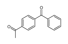 1-(4-benzoylphenyl)ethanone Structure