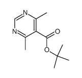 tert-butyl 4,6-dimethylpyrimidine-5-carboxylate Structure