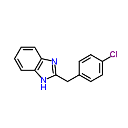 2-对氯苄基苯并咪唑结构式