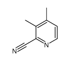 3,4-dimethylpyridine-2-carbonitrile结构式