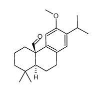 12-Methoxyabieta-8,11,13-trien-20-al Structure