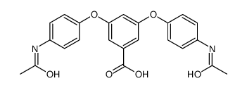 3,5-bis(4-acetamidophenoxy)benzoic acid Structure