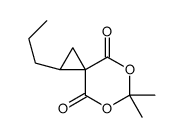 (2S)-6,6-dimethyl-2-propyl-5,7-dioxaspiro[2.5]octane-4,8-dione Structure