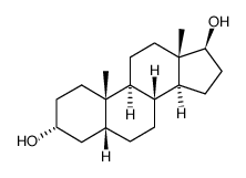 (3S,5R,8R,9S,10S,13S,14S,17R)-10,13-dimethyl-2,3,4,5,6,7,8,9,11,12,14,15,16,17-tetradecahydro-1H-cyclopenta[a]phenanthrene-3,17-diol structure