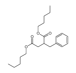 dipentyl 2-benzylbutanedioate Structure