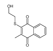 2-(2-羟基乙基硫代)-3-甲基萘-1,4-二酮结构式
