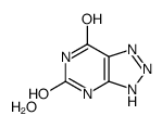 8-氮杂黄嘌呤一水合物结构式
