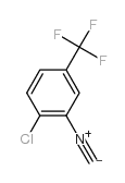 2-chloro-5-(trifluoromethyl)phenyl isocyanide结构式