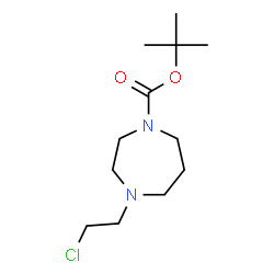 1-Boc-4-(2-chloroethyl)homopiperazine Structure