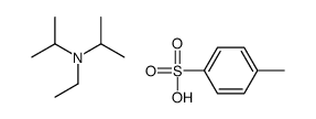 N,N-Diisopropylethylamine p-toluenesulfonate salt Structure