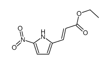 ethyl 3-(5-nitro-1H-pyrrol-2-yl)prop-2-enoate Structure