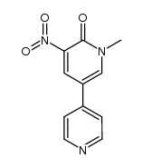 1-methyl-5-nitro-1H-[3,4']bipyridinyl-6-one结构式