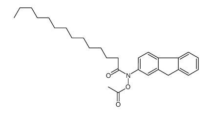 Tetradecanamide, N-(acetyloxy)-N-9H-fluoren-2-yl- (9CI)结构式