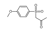 2-PROPANONE, 1-[(4-METHOXYPHENYL)SULFONYL]-结构式