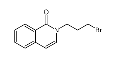 2-(3-bromopropyl)isoquinolin-1(2H)-one结构式