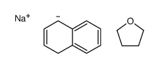 sodium,1,2-dihydronaphthalen-2-ide,oxolane Structure