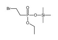 [2-bromoethyl(ethoxy)phosphoryl]oxy-trimethylsilane结构式